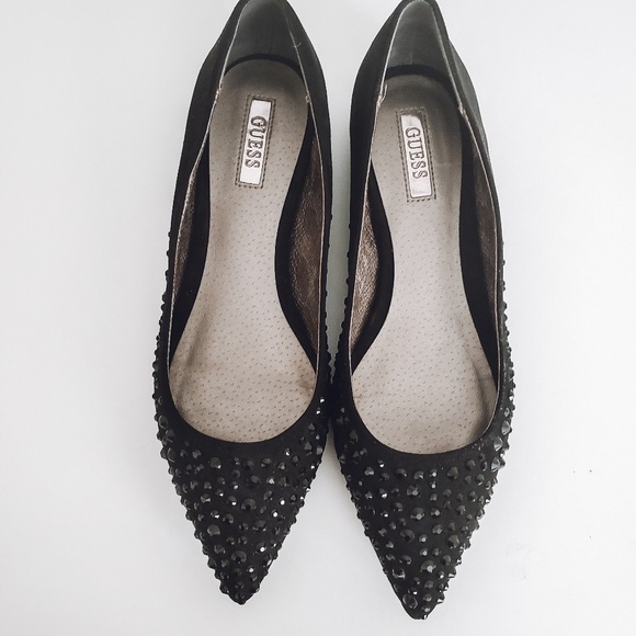 Guess Shoes - Guess | Black Sparkly flats